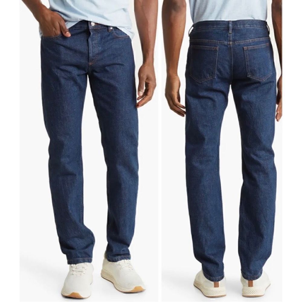 A.P.C. Petit Standard Jean Droit Etroit Button Fly Slim Straight Jeans Men’s 30